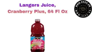 Langers #Juice, #Cranberry Plus, 64 Fl Oz 