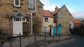 Walk down the hill to Robin Hood Bay in Yorkshire England new