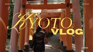 kyoto travel vlog 🇯🇵 fushimi inari, imperial palace, matcha & food 🍵