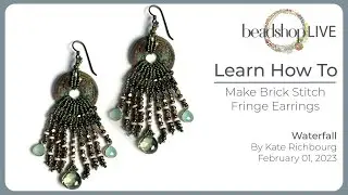 Beadshop LIVE: Waterfall Earring Pt 2.