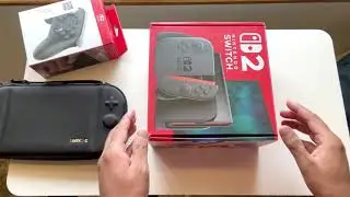 Unboxing Nintendo Switch 2 and Pro Controller 2 Tomtoc Case