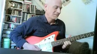 Home Office Blues on a Jazzmaster guitar