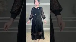 Đầm Freesize Xếp Ly Trung Ni&ecirc;n: GIẤU BỤNG, Mặc V&agrave;o GỌN D&Aacute;NG LIỀN | B&iacute; Quyết Thu Vai & Trẻ Trung!