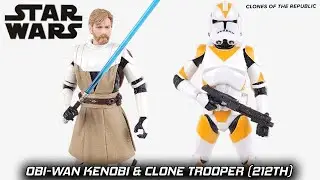 Star Wars The Black Series Obi-Wan Kenobi & Clone Trooper (212th) 2-pack Action Figure Review