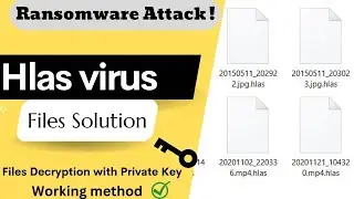 Hlas Virus Solution | [.hlas] files Decrypt & Removal Guide | Hlas files Recovery