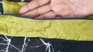 easy piping  stitching without thread #piping