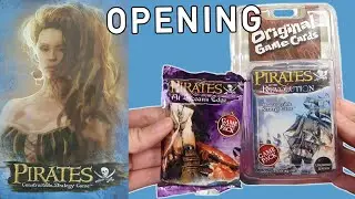 Opening & Building Pirates Constructible Strategy Game Blister and Booster