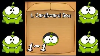 Cut the rope cardboard box level 1-1||Cut the rope cardboard box 1-1 walkthrough