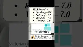 IELTS or ISLPR Test  - Applying for Teacher Registration in Australia.