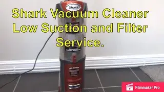 Shark NV480UKP Service Vacuum Cleaner Low Suction Filter Cleaning - Blockage Fix.
