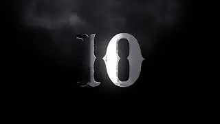 Fact number animation 1 20  3D glass texture