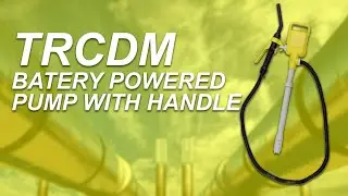 TERA PUMP - TRCDM Fuel Transfer Pump w/ Easy Handle, Flexible 4.1ft Hose, 2x Powerful Motor