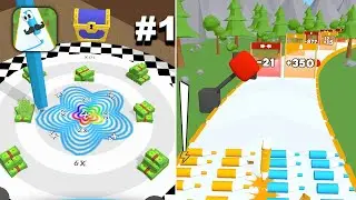 Crayon Rush 3D- New Release - Hyper Hybrid Casual - Gameplay Walkthrough (iOS & Android)