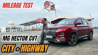 MG Hector Mileage Test CITY + HIGHWAY After 25000KM | Kitna Deti Hai?