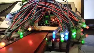 Q light controller Plus - Firefly reciver DMX LED strip test