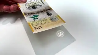 SICPA Banknote Sample with Rayform Caustics Technology