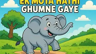 Ek Mota Hathi | nursery rhymes | hindi nursery rhymes for kids | baby song | hindi balgeet 