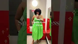 Target Spring dress try on! #plussizefashionoutfits