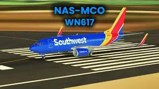 Infinite flight | Nassau (NAS) to Orlando (MCO) | WN617 Southwest 737-700 | LIVE