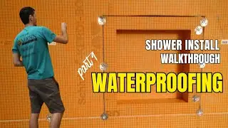 Waterproofing a shower? watch this!