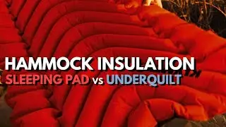 Hammock Insulation - Sleeping pad vs Underquilt, KLYMIT Insulated Static V, Wise Owl Underquilt