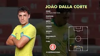 Jo&atilde;o Dalla Corte - Sele&ccedil;&atilde;o Brasileira U17 - 2023 - AGN Football