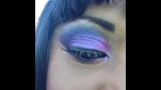 Bad Girl Pink & Blue makeuplook