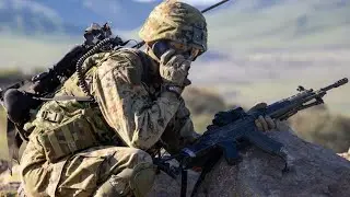 Armored vehicles and Japanese Ground Self-Defense Forces during an exercise in the US.