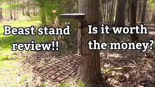 Hunting Beast Stand Hang-on Review!!! Is it worth the money??? - Ridge Raised Outdoors