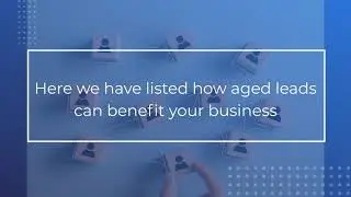Aged MCA Leads: Reasons Why You Need Them