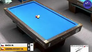 Czech league | Balkline 52/2 | D2 | 2nd round | Tomáš Cebula v Miroslav Andrejovský