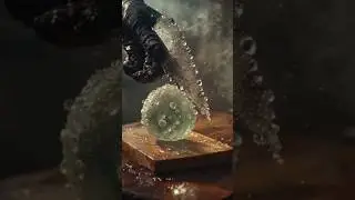 Watching Crystals Get Cut Is Surprisingly Satisfying 😲✨ #ASMR #CrystalCutting  #OddlySatisfying