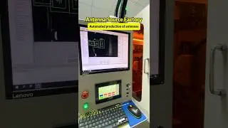 Automated production of antennas #antenna #antennafactory #communicationantenna #5gantenna