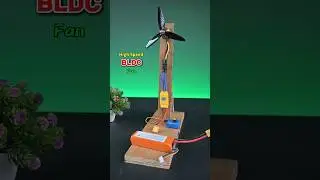 Homemade Powerful Table Fan Project | Useing 1800kv BLDC Motor #shorts #fan #tablefan #diyprojects
