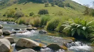 Heavenly Paradise River Flowing Gently to Calm the Mind, Release Stress, and Invite Deep Sleep