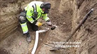 Salaojituksen toteutus - erityyppisiä liitoskappaleita
