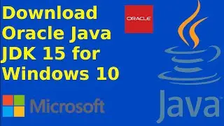 How to download Oracle Java JDK 15 for Windows 10 | Download Oracle Java SE 15 for Windows 10