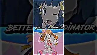 Dawn VS May || Who is better Coordinator || #shorts #pokemon #edit