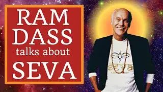 Ram Dass talks about Business and Service with Seva