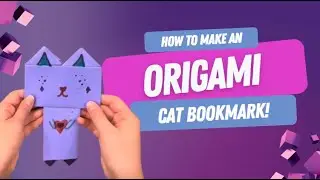 Origami Cat Bookmark! Magic Paper Crafts! - Episode 2