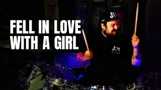 THE WHITE STRIPES - FELL IN LOVE WITH A GIRL - DRUM COVER BY JAMESM