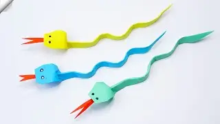 Amazing Paper origami Snake | Paper crafts