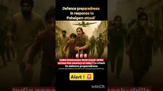 Mock drill 🚨#mha #homeministry #pahalgamattack #civildefence #drill #defense #terror #alert