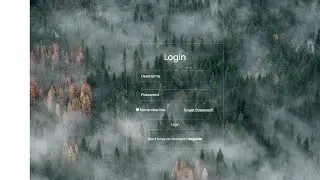 Login Form in HTML & CSS