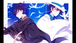 Detective Conan manga parody:Kudo SHinichi and Kaito Kid always be friend.END