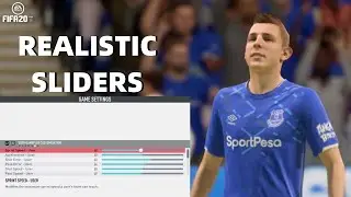 FIFA 20 Realistic Sliders Harder Short Game Sliders + Gameplay
