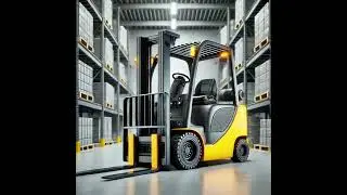 🌿 Introducing the Future of Efficient Logistics: The Hybrid Forklift! 🚜