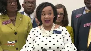 State senator arrested during protest
