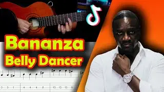 Bananza (Belly Dancer) x Neon Park - Guitar Tabs + Tutorials
