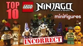 TOP 10 LEGO NINJAGO INNACURATE Minifigures 2011-2016 Seasons 1-6